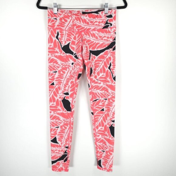 ALO Yoga AIRBRUSH Tropical Leaf Coral Palm Print‎ Legging Size S - Picture 5 of 13
